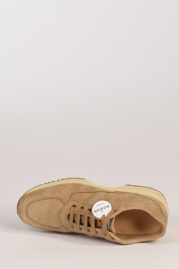 Sneakers Interact. Beige Donna - 5