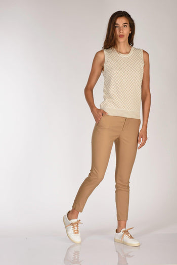 Pantalone Beige Scuro Donna - 2