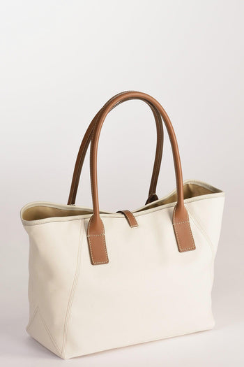 Borsa Media Bianco Naturale Donna - 5