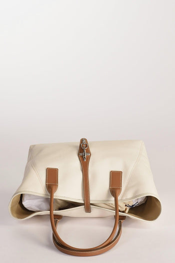Borsa Media Bianco Naturale Donna - 6