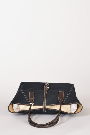 Borsa Media Blu/marrone Donna - 6