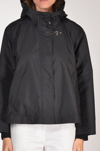 Parka Corto Blu Donna - 3