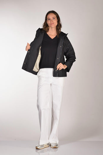 Parka Corto Blu Donna - 6