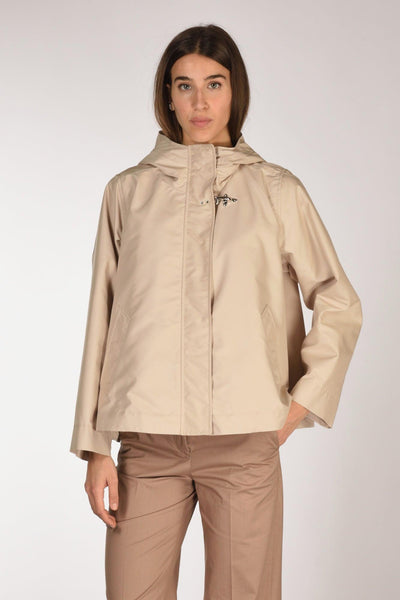 Parka Corto Beige Donna