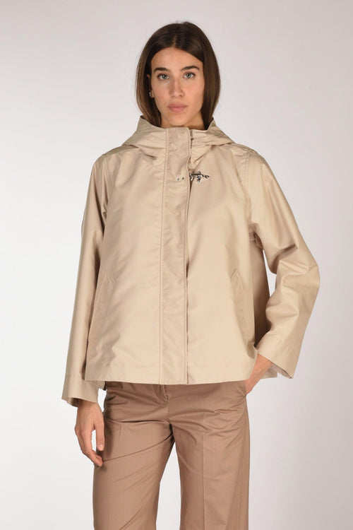 Parka Corto Beige Donna