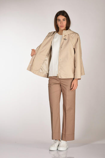 Parka Corto Beige Donna - 6