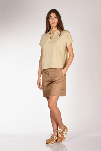 Sneakers H701 Beige Cuoio Donna - 2
