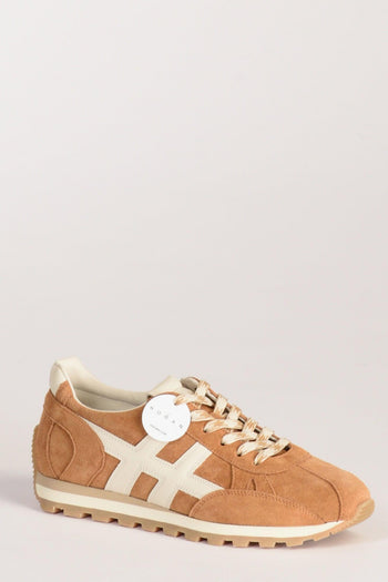 Sneakers H701 Beige Cuoio Donna - 3