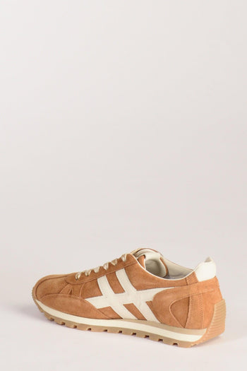 Sneakers H701 Beige Cuoio Donna - 4