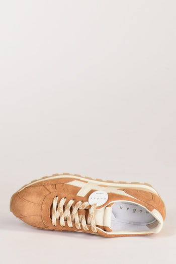 Sneakers H701 Beige Cuoio Donna - 5