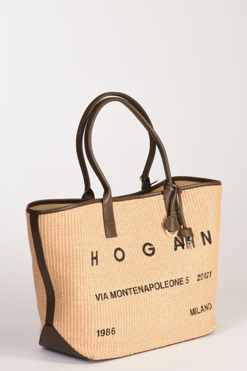 Borsa Shopping Beige Donna - 3