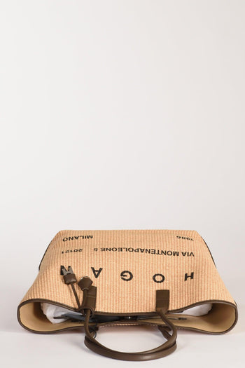 Borsa Shopping Beige Donna - 5