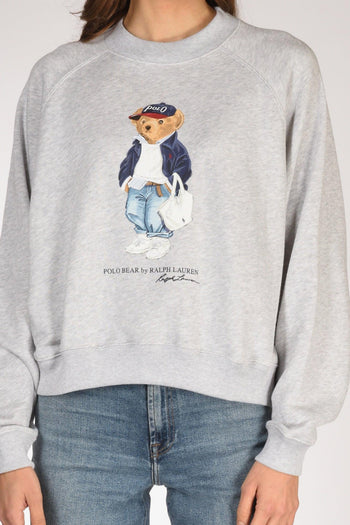Felpa Orso Grigio Donna - 3