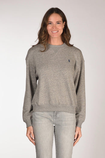 Felpa Girocollo Grigio Donna - 2