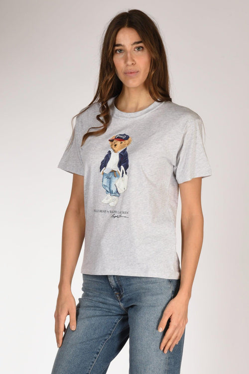Tshirt Orso Grigio Donna