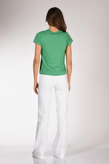 Tshirt M. Corta Verde Donna - 5
