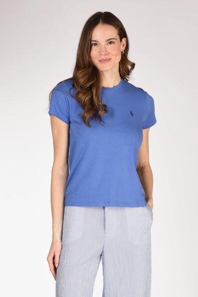 Tshirt M. Corta Azzurro Scuro Donna