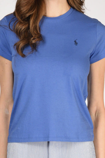 Tshirt M. Corta Azzurro Scuro Donna - 3