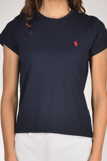 Tshirt M. Corta Blu Donna - 3