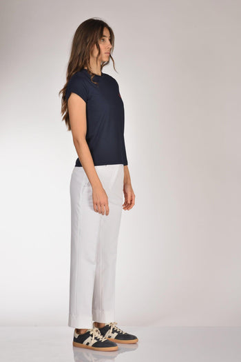 Tshirt M. Corta Blu Donna - 4