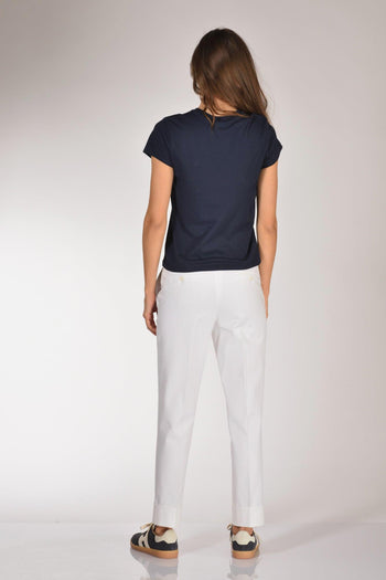 Tshirt M. Corta Blu Donna - 5