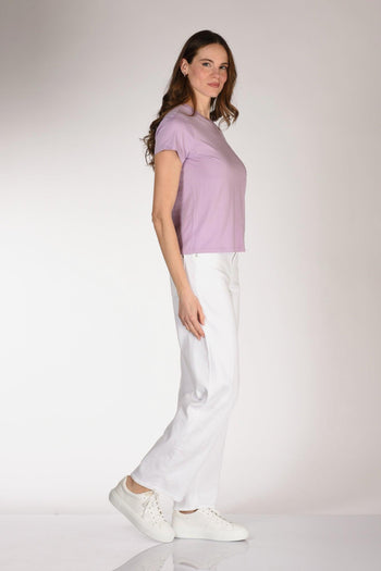 Tshirt M. Corta Viola Chiaro Donna - 4