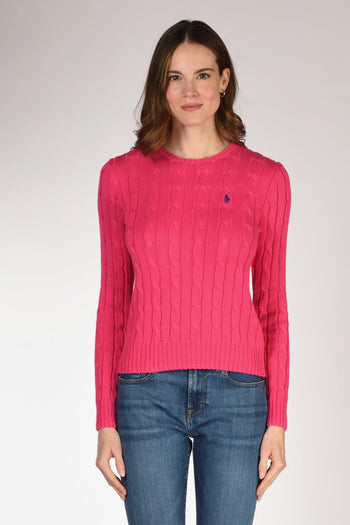 Maglia Treccia Fucsia Donna - 2