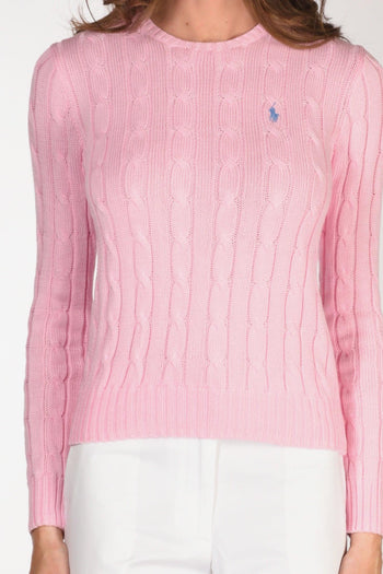Maglia Treccia Rosa Donna - 3