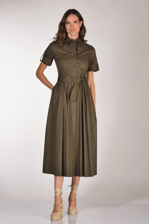 Abito Chemisier Verde Donna