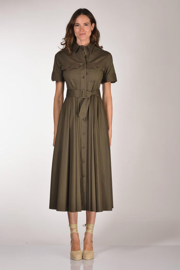 Abito Chemisier Verde Donna - 2
