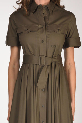 Abito Chemisier Verde Donna - 3