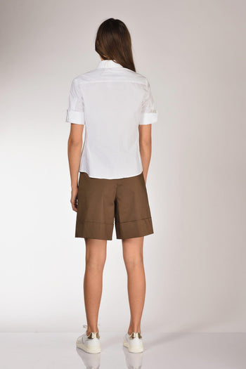 Camicia Tasche Bianco Donna - 5