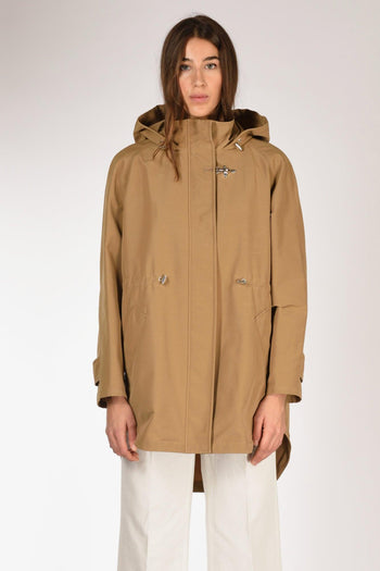 Parka Con Gancio Beige Scuro Donna - 2