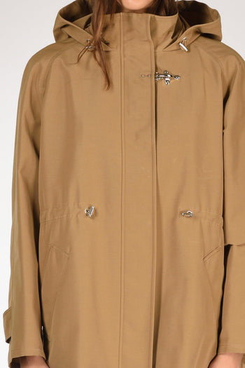 Parka Con Gancio Beige Scuro Donna - 3
