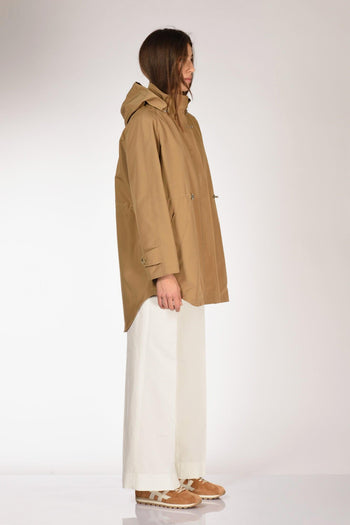 Parka Con Gancio Beige Scuro Donna - 4