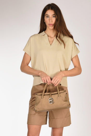 Borsa Dotta S Beige Donna - 2