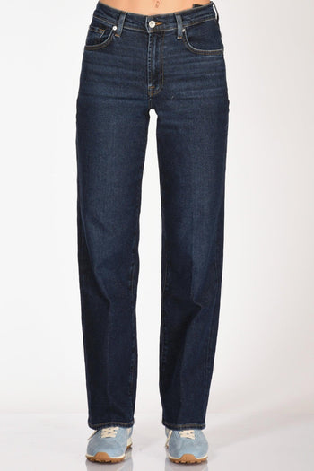 Jeans Stovepipe Blu Scuro Donna - 3