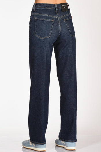 Jeans Stovepipe Blu Scuro Donna - 6