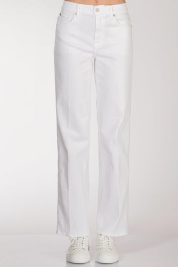 Jeans Stovepipe Bianco Donna - 3