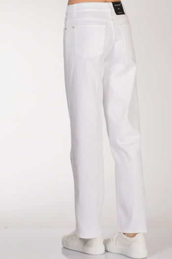 Jeans Stovepipe Bianco Donna - 6