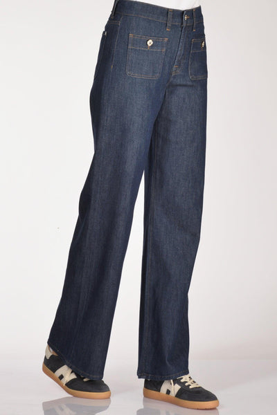 Jeans Lotta Blu Scuro Donna