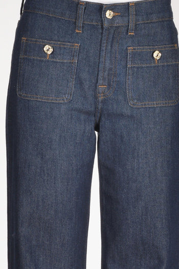 Jeans Lotta Blu Scuro Donna - 4