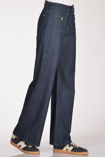 Jeans Lotta Blu Scuro Donna - 5