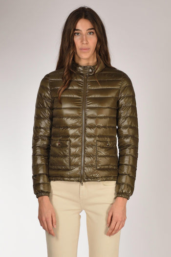Piumino Zip Verde Donna - 2