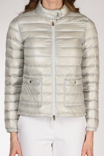 Piumino Zip Grigio Perla Donna - 3
