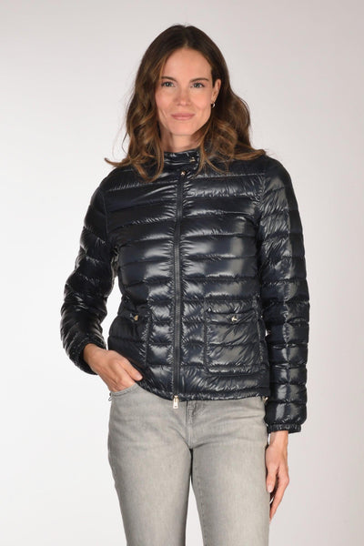 Piumino Zip Blu Donna