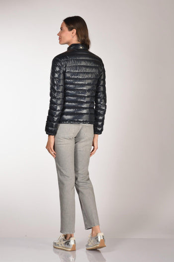Piumino Zip Blu Donna - 5