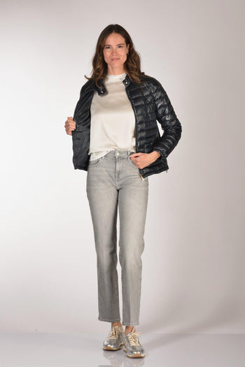 Piumino Zip Blu Donna - 6