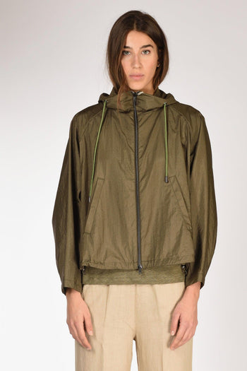 Giacca Crinkle Verde Donna - 2