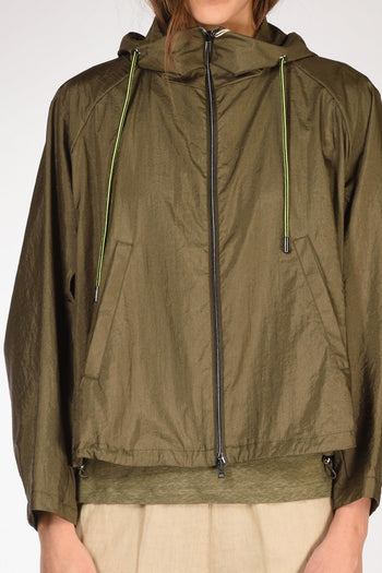 Giacca Crinkle Verde Donna - 3